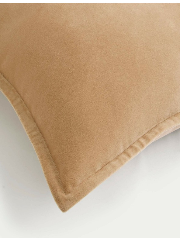 Marks & Spencer Baršunasti jastučić od čistog pamuka Marks & Spencer smeđa