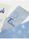 Marks & Spencer Disney Frozen™ čarape s visokim udjelom pamuka, set od 3 para (6 male – 3½ velike) Marks & Spencer višebojna