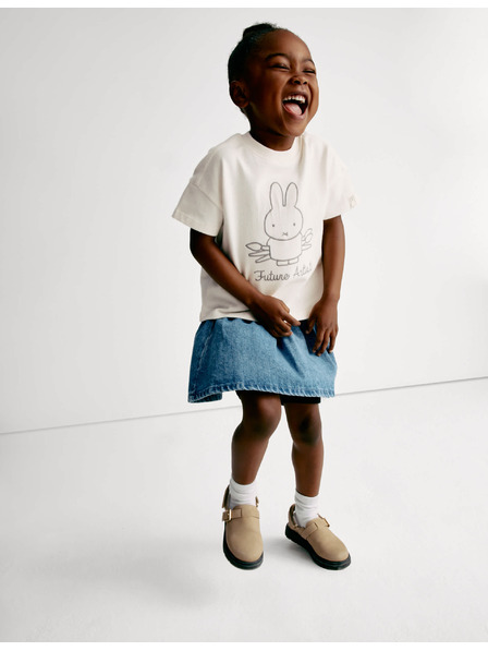 Marks & Spencer Majica Miffy™ s visokim udjelom pamuka (1–8 godina) Marks & Spencer krem