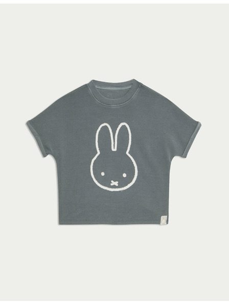 Marks & Spencer Majica Miffy™ s visokim udjelom pamuka (1–8 godina) Marks & Spencer siva