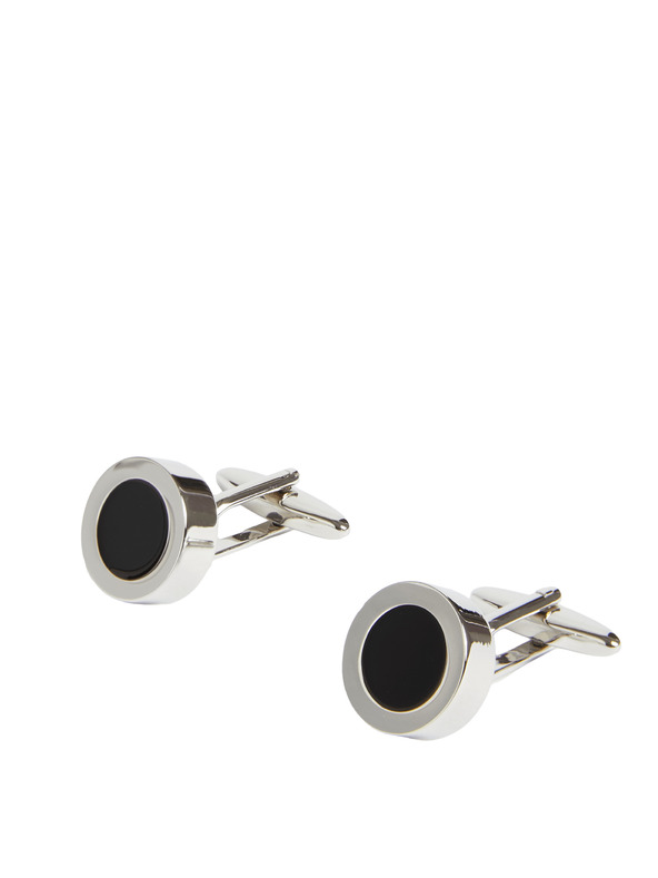 Marks & Spencer Okrugli manžetni gumbovi Marks & Spencer srebrna