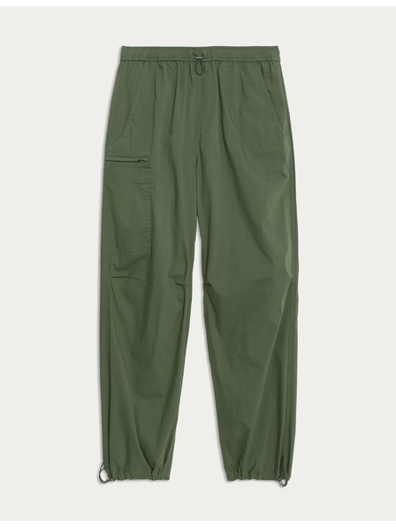 Marks & Spencer Cargo hlače širokog kroja Marks & Spencer zelena