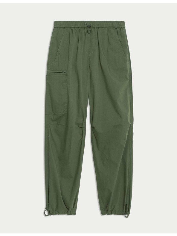 Marks & Spencer Cargo hlače širokog kroja Marks & Spencer zelena