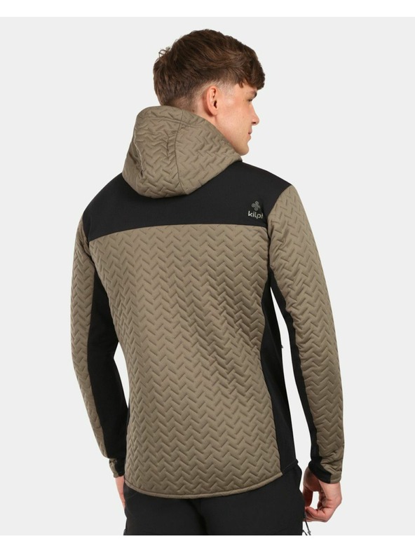 Kilpi Muška topla flis jakna s kapuljačom Kilpi NEVIA-M Zelena
