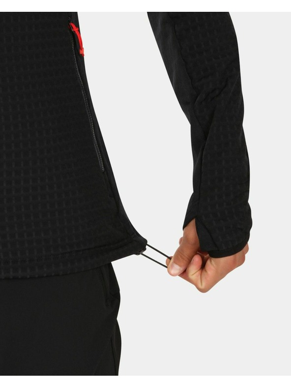 Kilpi Muška flis dukserica s kapuljačom Kilpi FRENI-M Crna