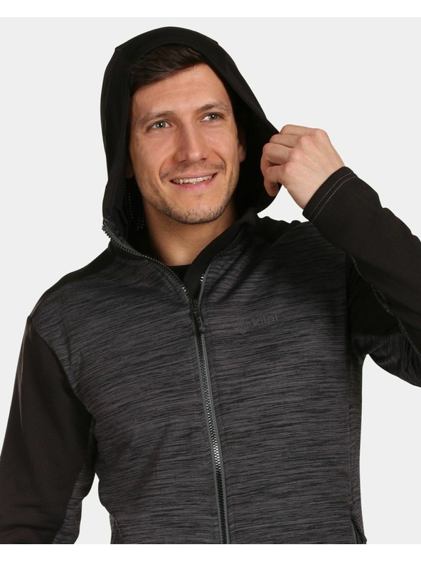 Kilpi Muška sportska dukserica s kapuljačom Kilpi SEVELEN-M Crna