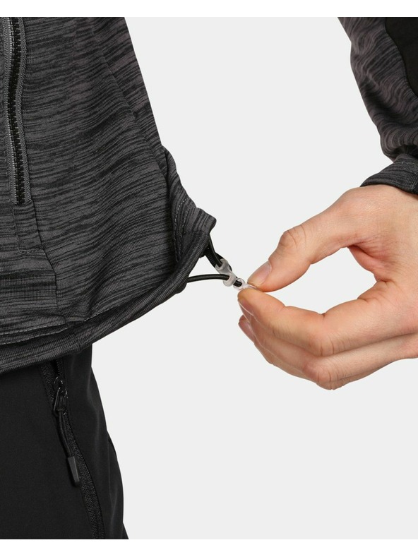 Kilpi Muška sportska dukserica s kapuljačom Kilpi SEVELEN-M Crna