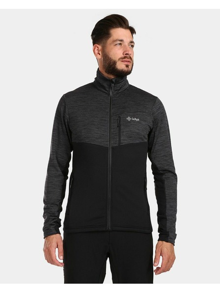 Kilpi Kilpi ERIN-M muška funkcionalna majica s kapuljačom crna