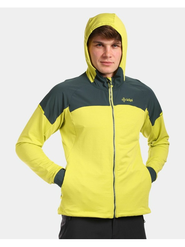 Kilpi Muška rastezljiva majica s kapuljačom Kilpi MEMPHIS-M Svijetlo zelena