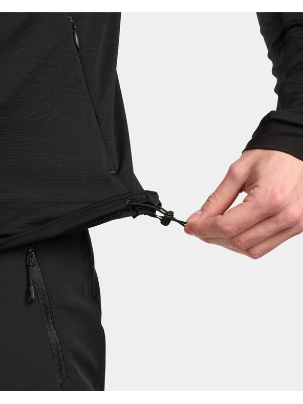 Kilpi Kilpi MEMPHIS-M muška rastezljiva majica s kapuljačom crna