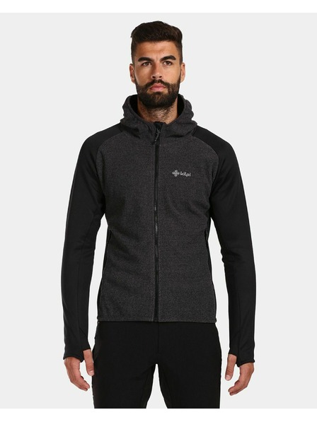 Kilpi Muška flis dukserica Kilpi VERSAM-M Crna