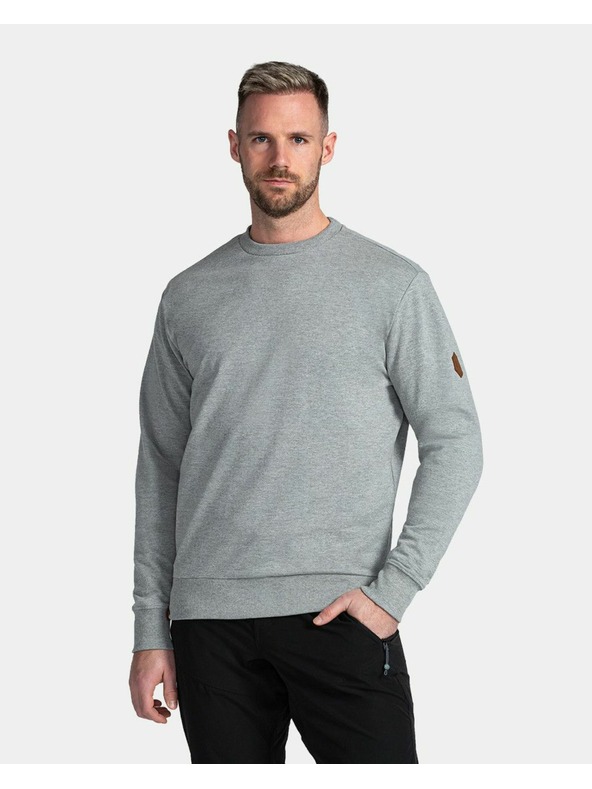 Kilpi Muška pamučna dukserica Kilpi OIRAN-M Svijetlo siva