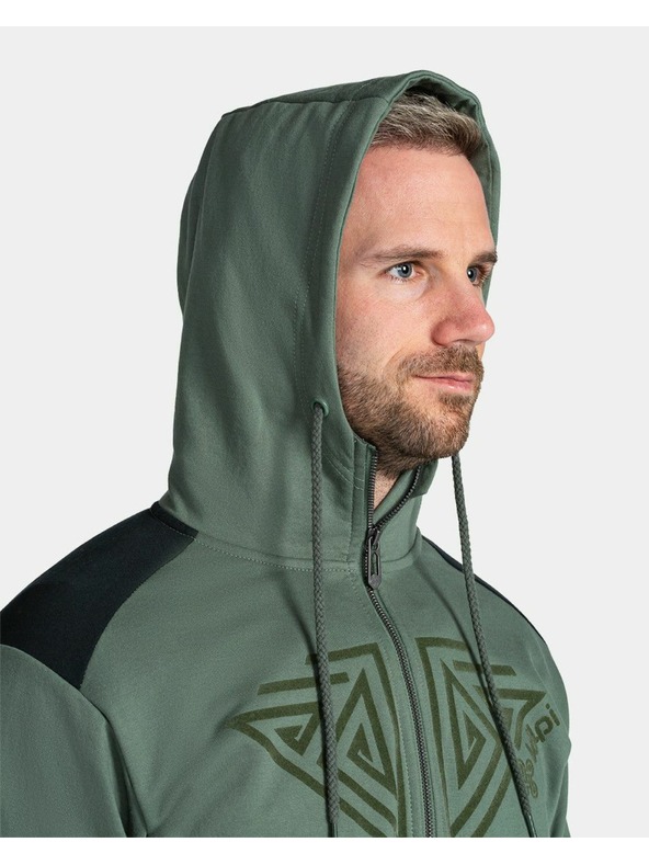 Kilpi Muška dukserica Kilpi ADELAN-M Tamno zelena