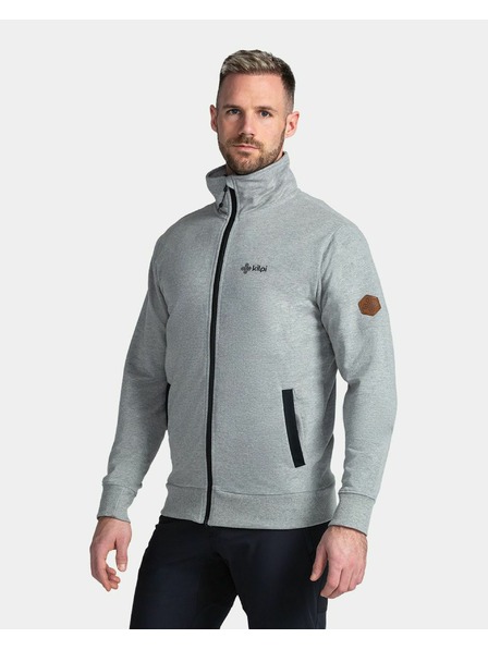 Kilpi Muška pamučna dukserica Kilpi BOBBY-M Svijetlo siva