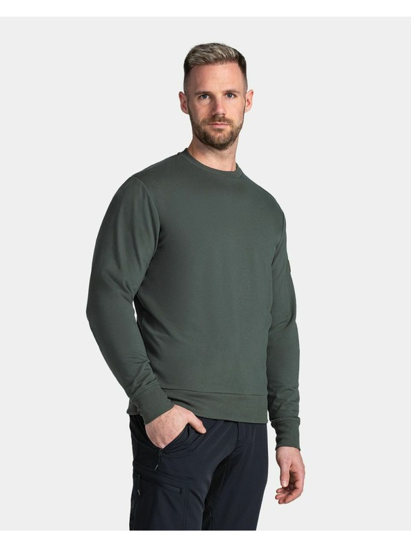 Kilpi Muška pamučna dukserica Kilpi OIRAN-M Tamno zelena