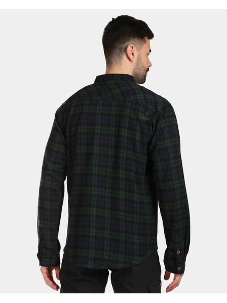 Kilpi Muška sportska flanelska majica Kilpi FLANNY-M tamno zelena