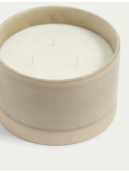 Marks & Spencer Mirisna svijeća Slow Morning sa 3 fitlja Marks & Spencer bež