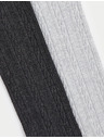Marks & Spencer Set 2 kom čarapa s pletenicama i visokim udjelom pamuka (2-14 godina) Marks & Spencer siva