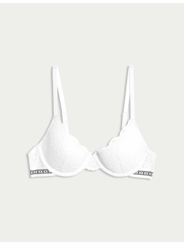 Marks & Spencer Čipkasti grudnjak Cleo s polu-posudom i žicom, vel. A–E Marks & Spencer bijela