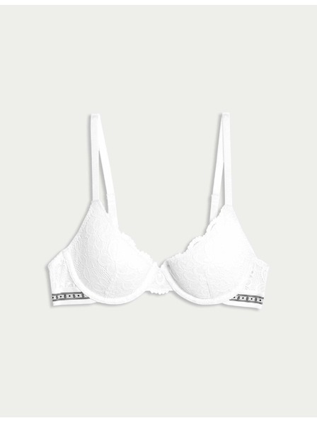 Marks & Spencer Čipkasti grudnjak Cleo s polu-posudom i žicom, vel. A–E Marks & Spencer bijela