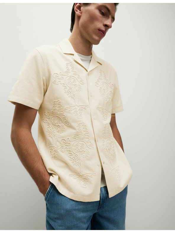 Marks & Spencer Košulja s visokim udjelom pamuka Marks & Spencer krem