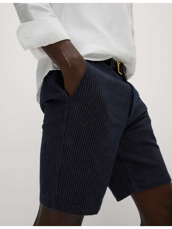 Marks & Spencer Chino kratke hlače s djelomično elastičnim strukom Marks & Spencer mornarsko plava