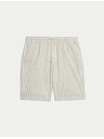Marks & Spencer Kratke hlače od lnene mješavine, s elastičnim strukom Marks & Spencer bež