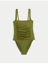 Marks & Spencer Kupaći kostim koji oblikuje trbuh, s umetcima i kvadratnim izrezom Marks & Spencer zelena