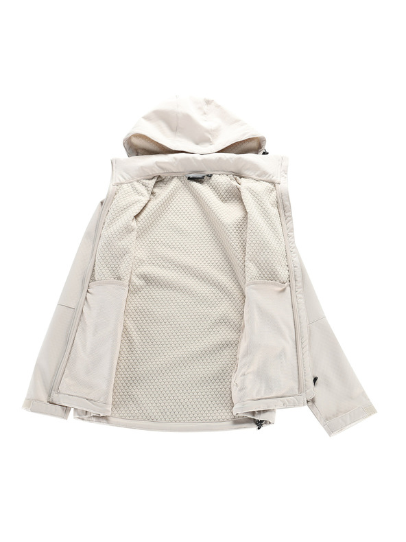 ALPINE PRO Ženska softshell jakna s DWR tretmanom ALPINE PRO HOORA moonbeam