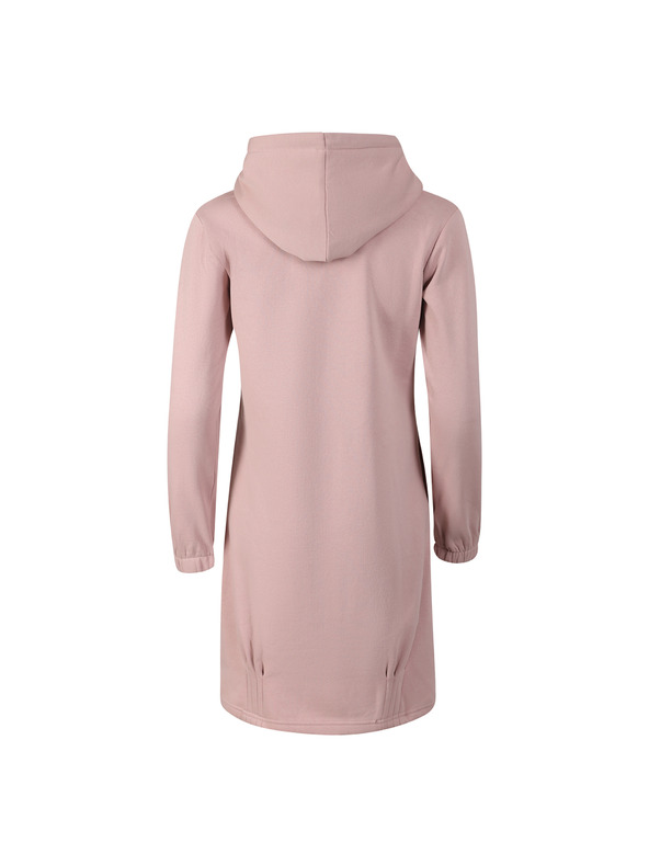 ALPINE PRO Ženske pamučne haljine ALPINE PRO LORRA pale mauve