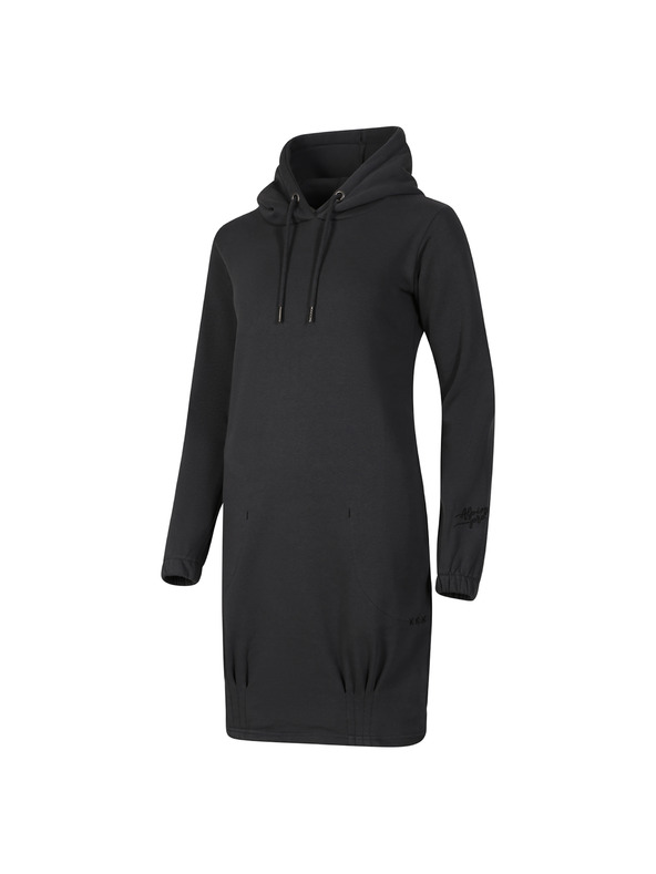 ALPINE PRO Ženske pamučne haljine ALPINE PRO LORRA dk.true gray