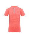 ALPINE PRO Dječja brzo sušeća biciklistička majica ALPINE PRO LATTERO neon salmon