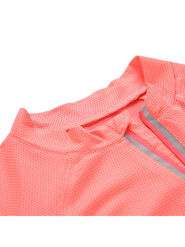 ALPINE PRO Dječja brzo sušeća biciklistička majica ALPINE PRO LATTERO neon salmon
