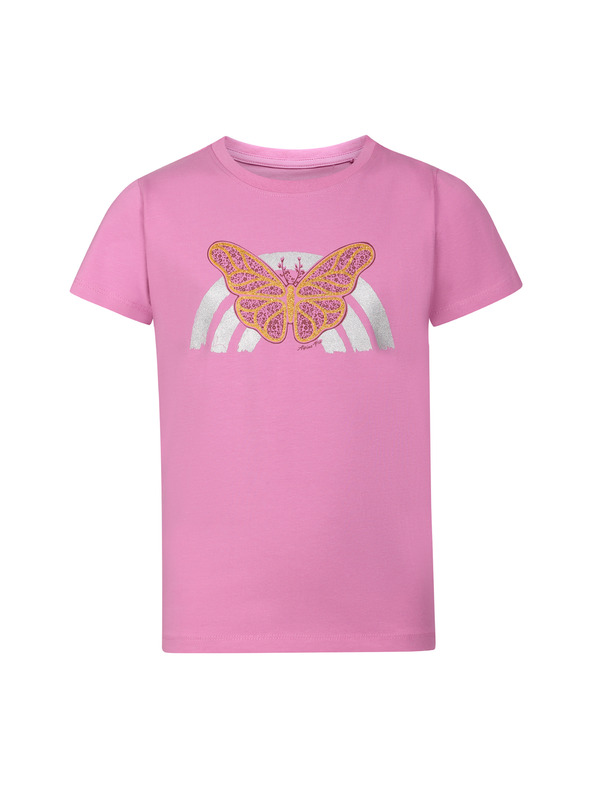 ALPINE PRO Dječja pamučna majica ALPINE PRO SUMEKO cyclamen varijanta pb