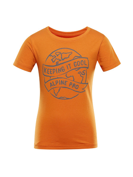 ALPINE PRO Dječja majica od organske pamuke ALPINE PRO ECOMO 2 autumn maple varijanta pc
