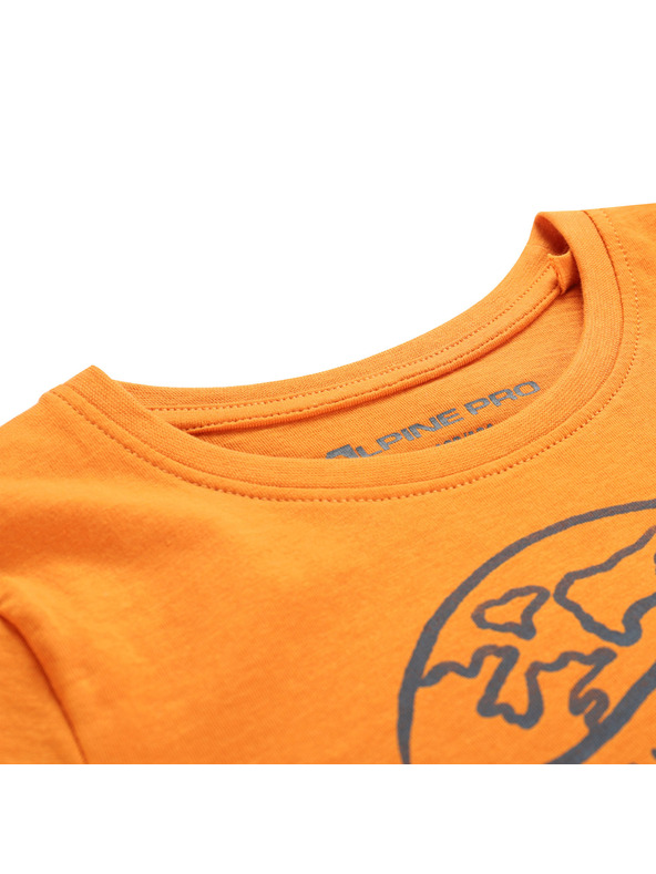 ALPINE PRO Dječja majica od organske pamuke ALPINE PRO ECOMO 2 autumn maple varijanta pc