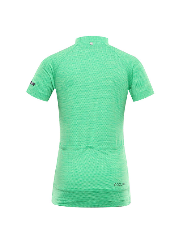 ALPINE PRO Dječja brzo sušeća biciklistička majica ALPINE PRO LATTERO 2 pastel perf green