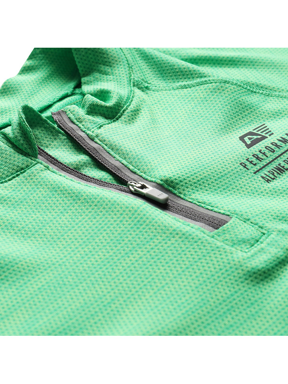 ALPINE PRO Dječja brzo sušeća biciklistička majica ALPINE PRO LATTERO 2 pastel perf green
