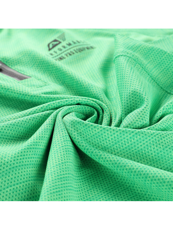 ALPINE PRO Dječja brzo sušeća biciklistička majica ALPINE PRO LATTERO 2 pastel perf green