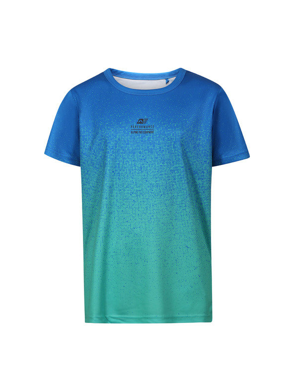ALPINE PRO Dječja brzo sušeća majica ALPINE PRO RIFO electric blue lemonade