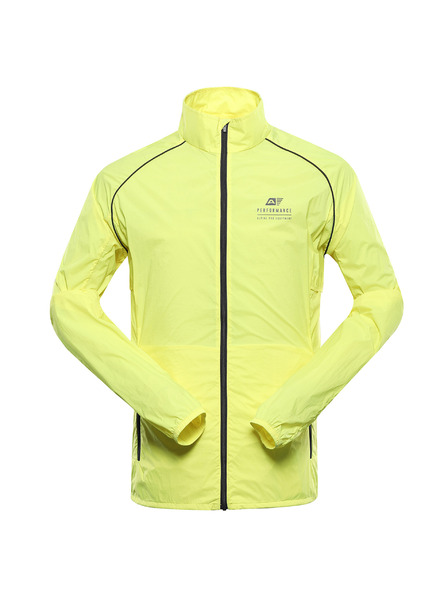 ALPINE PRO Muška ultra lagana jakna s dwr tretmanom ALPINE PRO SPIN 2 neon yellow