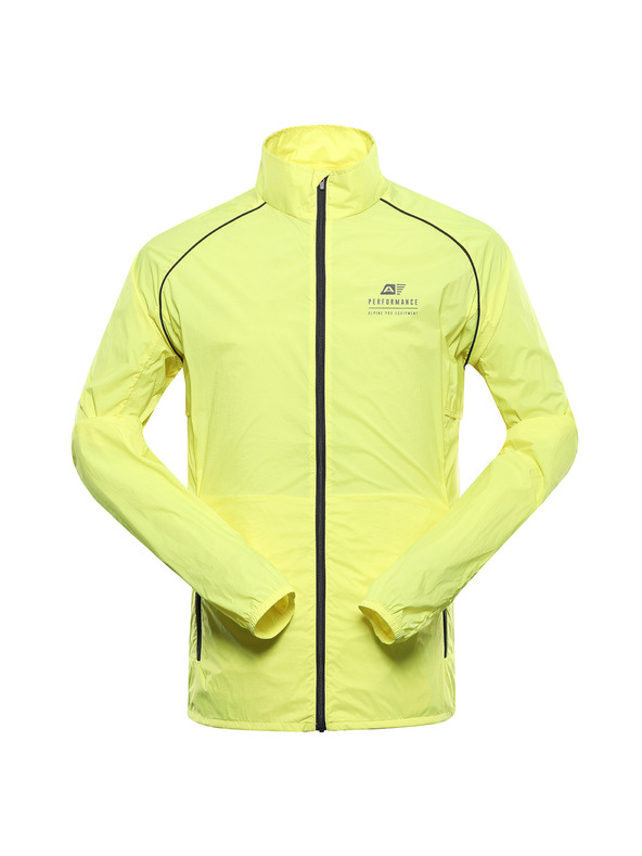 ALPINE PRO Muška ultra lagana jakna s dwr tretmanom ALPINE PRO SPIN 2 neon yellow