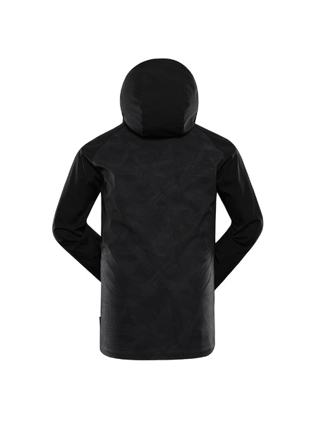 ALPINE PRO Muška softshell jakna s membranom ALPINE PRO HOOR black varijanta pa