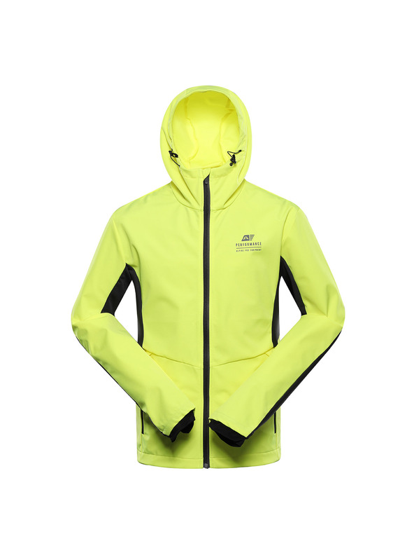 ALPINE PRO Muška softshell jakna s dwr tretmanom ALPINE PRO KERAK neon yellow