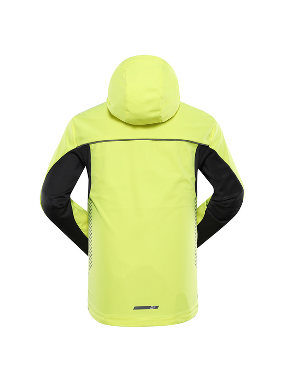 ALPINE PRO Muška softshell jakna s dwr tretmanom ALPINE PRO KERAK neon yellow