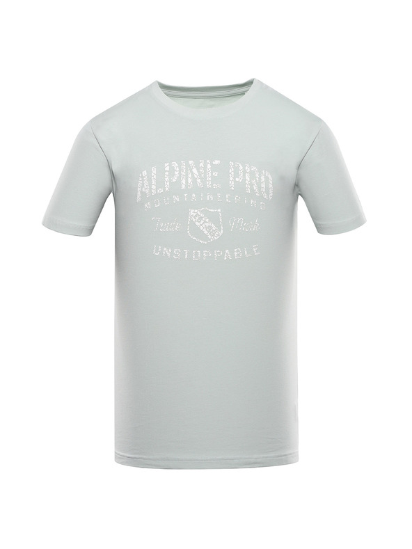 ALPINE PRO Muška pamučna majica ALPINE PRO SUMEK pale aqua varijanta pa