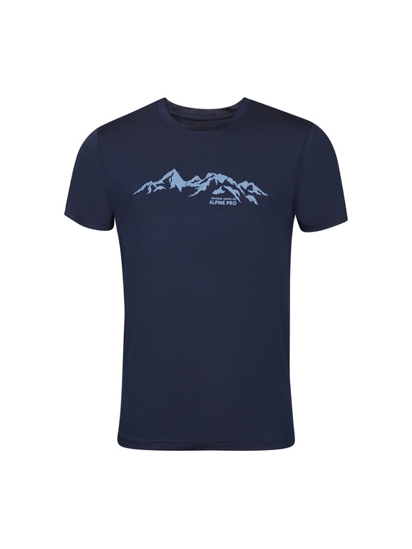 ALPINE PRO Muška funkcionalna majica s antibakterijskom obradom ALPINE PRO LYOR moonlit ocean varijanta pa
