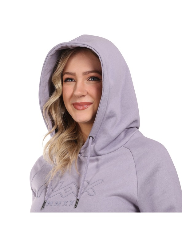 NAX Ženske pamučne haljine nax NAX OKERA lavender gray