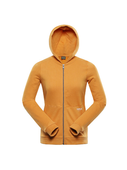 NAX Dječji pamučni hoodie nax NAX MOLDO golden nugget
