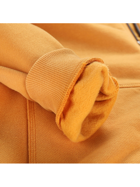 NAX Dječji pamučni hoodie nax NAX MOLDO golden nugget